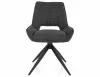 Tello Bjorn Forgó Szék Sötétszürke Szövet Fekete Vázzal