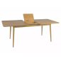 Timber Bővíthető Tölgy Étkezőasztal MDF Fém Vázzal
