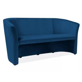 TM-3 Bársony Háromszemélyes Kanapé Türkiz