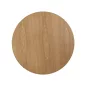   Tuca dohányzóasztal MDF tölgy furnér fekete fém vázzal bordázott dizájnnal