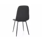 Twist Nea Elegáns Fém Étkezőszék Fekete Steppelt