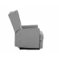 Uranos Elektromos Szürke Szövet Relax Fotel USB Porttal