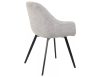 Vinto Brego Szürke Étkezőszék Fekete Fém Vázzal