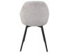 Vinto Brego Szürke Étkezőszék Fekete Fém Vázzal