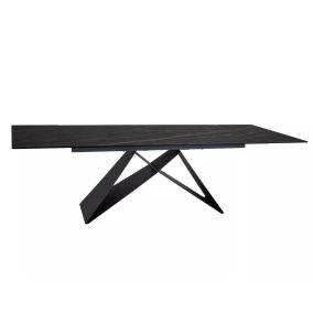   Westin Ceramic Noir Desire Matt Fekete Bővíthető Üvegkerámia Étkezőasztal