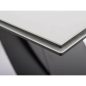   Westin Diamond Ceramic Bővíthető Üvegasztal Krém Matt Fekete Vázzal