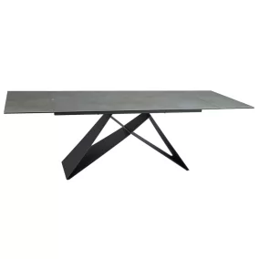   Westin Ceramic Ossido Verde Bővíthető Edzett Üveg-Kerámia Étkezőasztal Türkiz-Fekete