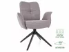 Wing Brego Forgó Étkezőszék Szürke Szövet Kárpittal