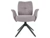 Wing Brego Forgó Étkezőszék Szürke Szövet Kárpittal