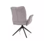 Wing Brego Forgó Étkezőszék Szürke Szövet Kárpittal